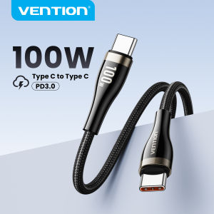 Vention | Vention 100W Type C Cable USB C to Type C Fast Charge Cord Type-C Wire for iphone 17 16 Samsung S24 Xiaomi 17 Huawei Mate 80 Pro