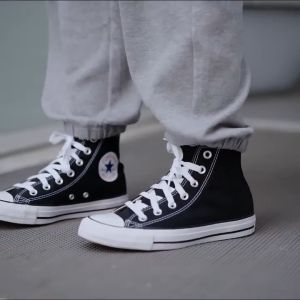 Kasut Lelaki dan Perempuan Converse All Star Height Cut Taylor Chuck Canvas Laces Sneakers Shoes