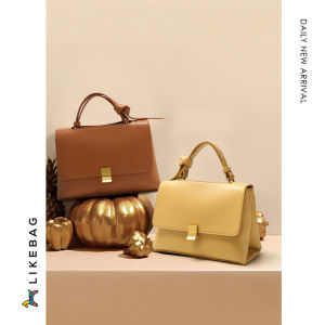 LIKEBAG Túi xách nữ thời trang túi đeo vai màu rắn mùa hè Túi xách da PU túi đeo chéo dung tích lớn cho phụ nữ