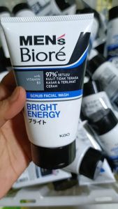 Biore Men Bright Energy Scrub Facial Wash 100 ml