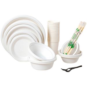 MEIDI | Disposable Degradable Food Grade Tableware Set