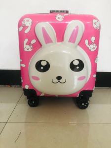 Cute Childrens Luggage Cartoon Carry-On Suitcase 18 Inches Lovely Bag Wheels Password Box Bed Cover Gift Box Travel Bag
