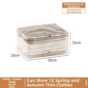 HALEXIONG | Translucent Clothes Storage Bag Large Capacity