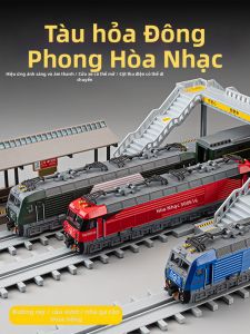 Mô Hình Tàu Điện Cao Tốc Hợp Kim Phong Cách Vintage