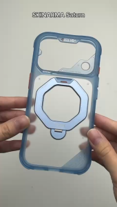 SKINARMA Saturn Mag-Charge Case with Rotating Kick Stand for iPhone 18 Pro (6.3)/ 18 Pro Max (6.9) - Burgundy/ Black/ Blue/ Frost