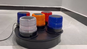 ไฟ LED ไฟไซเรนโซล่าเซลส์ ไฟไซเรนดิดหลังคา LED พลังงานแสงอาทิตย์ Solar Cell ไฟฉุกเฉิน ไฟแฟลช ไฟขอทาง