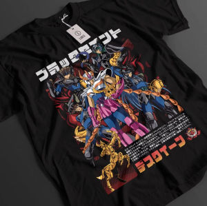 Bandai | Saint Seiya Shiryu T-shirt Anime Pattern Mens and Womens Summer Cotton Comfortable  Fashion Round Neck T-shirt