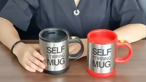 Coffee Mixing Mug Drinkware Stainless Steel Electric Spin Mug Self Stirring Cup AutoMix Lazy Insulated Cup