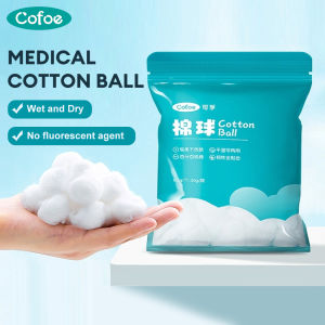 Cofoe Medical Cotton Ball (100 balls) - 100% Pure Cotton