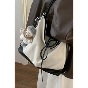 URCDN RDALVO | Túi Tote Nữ Vải Canvas Cao Cấp Đi Làm Thường Ngày Sức Chứa Lớn