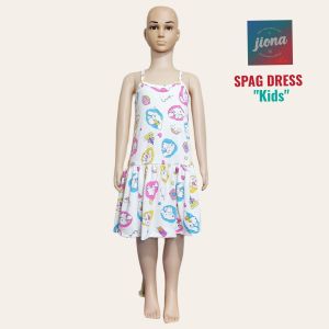 JIONA RTWs Layered Spaghetti Dress (Kids) Girls Dress Kids Girls Dress for Daughter