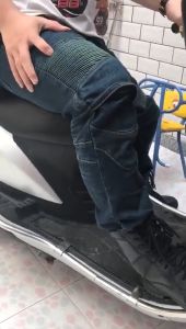Ready Stock Malaysia KOMINE PK 718 Pant komine Padding Pad Motor Knee Gear Fit Motorcycle Sport Riding Suits Seluar Motor Denim Jeans Riding Pants Pant