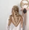 HIJAB SEGI EMPAT MOTIF-MOTIF TERBARU/KERUDUNG VOAL PREMIUM/JILBAB MOTIF BUNGA DAN SALUR. 