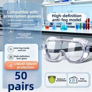 TAODUN | Chemical Resistant Goggles for Glasses Splash Protection