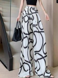 Dopamine Casual Pants Womens Outdoor Loose Straight Leg Thin Quick Dry Sports Trousers Knife Blade Style Summer 2025