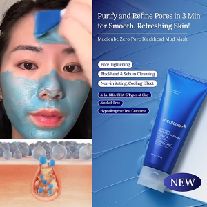 Mặt Nạ Bùn MEDICUBE ZERO PORE BLACKHEAD MUD MASK 100g – Làm Sạch Sâu Chỉ 3 Phút