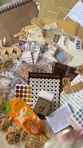 Paket Journaling Lengkap: Bloomingyourdays Bujo Kit & Dekorasi Vintage Aesthetic