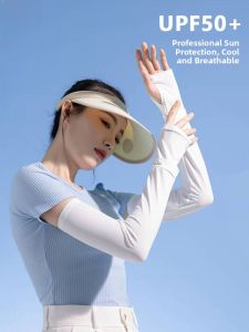 miiow | Womens Ice Silk Sleeve Lightweight Breathable UV Protection Bicycle Riding Outdoor Activity Friendly Sleeve Cover MiiOW Brand