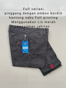 celana pria emdere kanvas lentur/celana pria keren DIXANO ori/ celana panjang pria DEWASA dixano 29/38