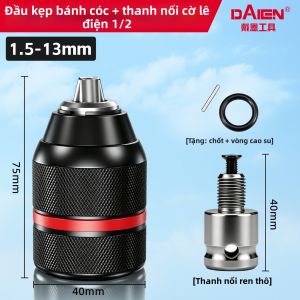 DAIENGONGJU | Đầu Kẹp Máy Khoan Điện Tự Khóa