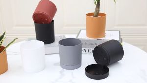 High-Quality Minimalist Plastic Flower Pot Gardening Pot