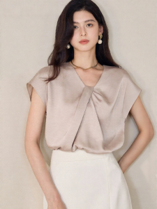 Roey s house | Sleek Ruffled Wrinkled Elegant Slim Fit Shirt
