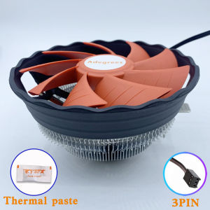 CPU Cooling Fan Desktop Computer 3PIN Quiet PC Cooler Radiator for Intel LGA 1150 1151 1155 1156 1200 1700 X99 X79 AMD AM3 AM4