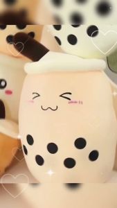 Cuddly Boba Plush Toy Bubble Milk Tea Pillow