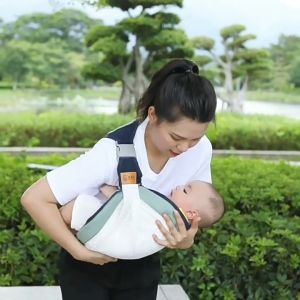 Đai Địu Em Bé Chống Gù Lưng Thoáng Khí Thích Hợp Với Trẻ Sơ Sinh Trên 0-48 Tháng 🚚Vận chuyển từ Việt Nam
