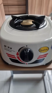 QUANTUM QGC101AB Kompor Gas 1 Tungku Bunner Kuningan Bergaransi Resmi BONUS SELANG REGULATOR