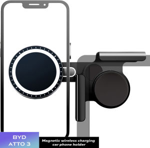 TEEQ for BYD Atto 3 HAN TANG SEAL Car Phone Holder Mount Adjustable Magnetic Phone Holder Car Screen Side Phone Support Frame