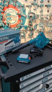 TOTAL Cordless Blower 20V incl. 1x Battery 1x Charger to Clear Blow Clean Garden & Leaf - TABLI200181