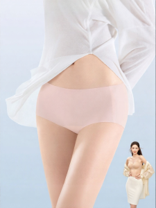 Secret World | Seamless Cotton Panties Nude Color Invisible Fit