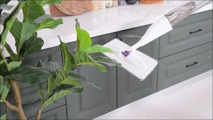 Easy Floor Cleaning Tool: 360 Degree Spin Mop Head & Flat Floor Cleaner