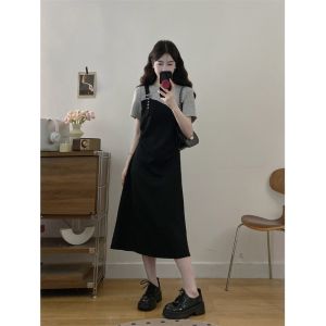 AIYITI | Layered Dress Summer Large Size Stylish Waist-cinching Belly-covering