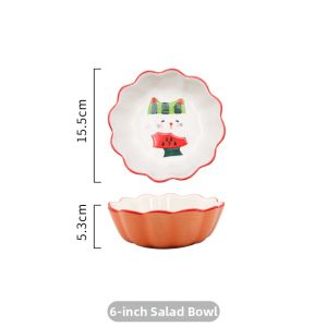 Air Fryer Multifunctional Ceramic Bowl Red