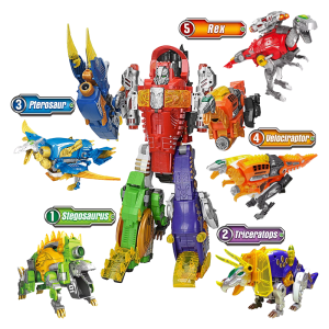 Dino King Collection Series Velociraptor Soft Projectile Blaster Transforming Dino Soft Bullet Gun Dinosaur Variant Gun Deformed Dino Gun