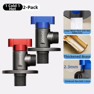 JOMOO | Full Copper Cold and Hot Water Angle Valve High Flow