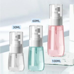 30/60/100ml Refillable Spray Bottles Alcohol Atomizer Mini Fine Mist Liquid Containers for Skin Care Makeup Travel Accessories