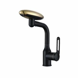 Premium Brass Bathroom Faucet Rotatable Cold And Hot Water Sink Head Sanitary Kitchenware Ceramic Valve Single Hole Mount