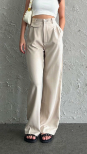 ORO Pants Celana Wanita Highwaist Loose Pants Trousers Knit Premium - Celana Kulot Wanita Anti Kusut