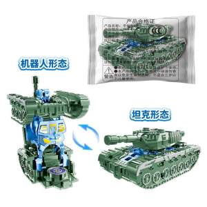 Transformed tank robot finger gyroscope creative fingertip decompression venting rotating toy
