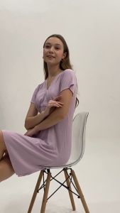 Dress Ibu Menyusui Dengan Lapisan PAD Dan Kancing Hidup breastfeeding Dress Premium Bahan Stech Dan Big Size