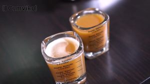 DaySee Small Square Mug 60ml Thick Bottom 4.7cm*6cm Espresso Mug Double Measuring Ounce Glass Mug with Scale Baking Measuring Cups