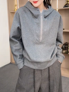 QINGNAER | Slimming Fashion Hoodie Sweater