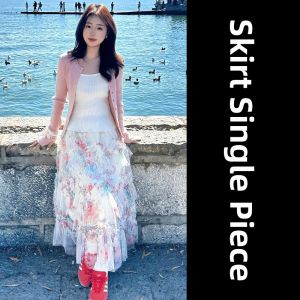 Karrar betsey | Bright Outfit Autumn Korean Style Dress Set
