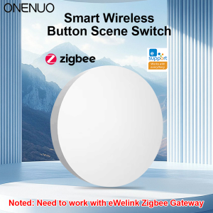 Zigbee Scene Switch Button Smart Wireless Remote Control Battery Powered Automation Scenario Switch For EWelink Devices