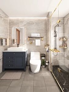 Rak Kamar Mandi Tempel: Rak Sudut & Rak Handuk