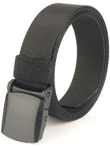 Non-Metallic 2.5cm Waist Belt Lightweight Canvas Weaved Nylon Belt for Men And Women Outdoor Military Training Pants Belt