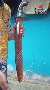 Pisau Sembelih Aren Dural Panjang Khas Lampung Baja Per